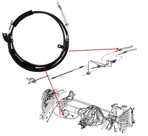 Handbremsseil hinten rechts Dodge RAM 1500 Bj:09-24 (Gen.4) - Bild 1 von 4