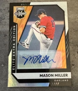 MASON MILLER 2021 ELITE EXTRA EDITION RC AUTO, A'S, PADRES - Picture 1 of 3