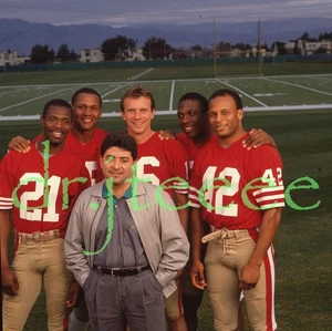 DeBartolo, Montana & Lott SF 49ERS - 120mm Football Transparency - Picture 1 of 1