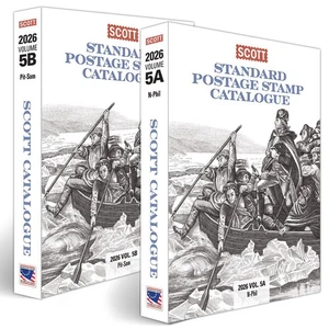 2026 Scott Standard Postage Stamp Catalog Volume 5 A/B Worldwide Countries N-Sam - Picture 1 of 10