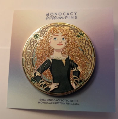 Disney Fantasy Pin Monocacy Bottom Enchantment Profile Merida LE 50 - Image 1 of 4