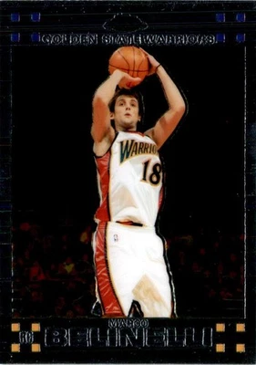 2007-08 Topps Chrome #133 Marco Belinelli Golden State Warriors - Image 1 of 2