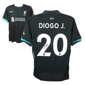 Diogo Jota Signed Liverpool FC Away Soccer Jersey #20 with Beckett COA - Picture 1 of 4