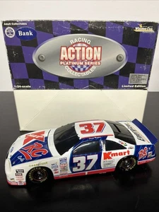 1997 Jeremy Mayfield #37 K-Mart Thunderbird 1:24 NASCAR Diecast bank ACTION C5 - Picture 1 of 11