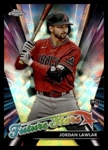 2024 Topps Chrome Logofractor Edition - Future Stars Jordan Lawlar #FSLE-6 (RC) - Picture 1 of 2