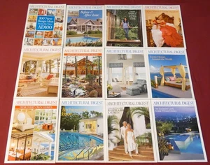 Architectural Digest Magazine 2007 FULL Complete YEAR x12 Issues JAN - DEC - Picture 1 of 6