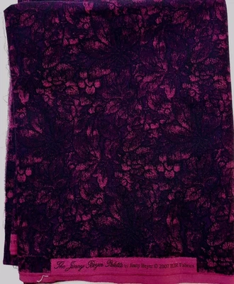BTY The Jinny Beyer Palette 2007 RJR Telas Tono sobre Tono Púrpura Floral Algodón Foto 1 de 3