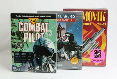 SEALED LOT Flight Combat Electronic Arts Big Box PC Game - Image 1 of 4