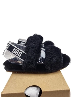 Ugg Oh-Yeah Niñas TD Negro Toboganes 1116636T Talla 10 Nuevo Con Etiquetas Nuevo En Caja Niños Pequeños Foto 1 de 4