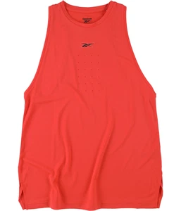 Reebok Womens Perforated Tank Top, Orange, Small - Picture 1 of 2