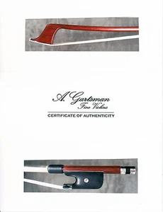 A fine old French certified bass bow Pierre Cuniot, 1875. - Picture 1 of 4