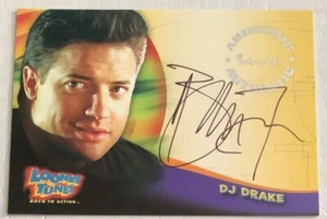 2003 Brendan Fraser Signed Looney Tunes: Back in Action Trading Card Inkworks A1 - Picture 1 of 2