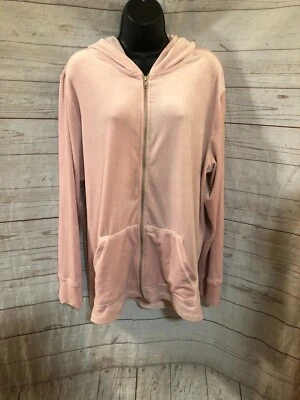 Cj Banks Women’s Hoodie Full Zip Long Sleeve Pink Size 1X - Image 1 of 4