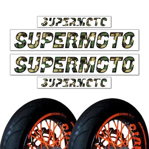 Inner Rim Stickers Supermoto 17" Tape F02 For Suzuki DRZ 400E DRZ 400SM 13 14 - Picture 1 of 5