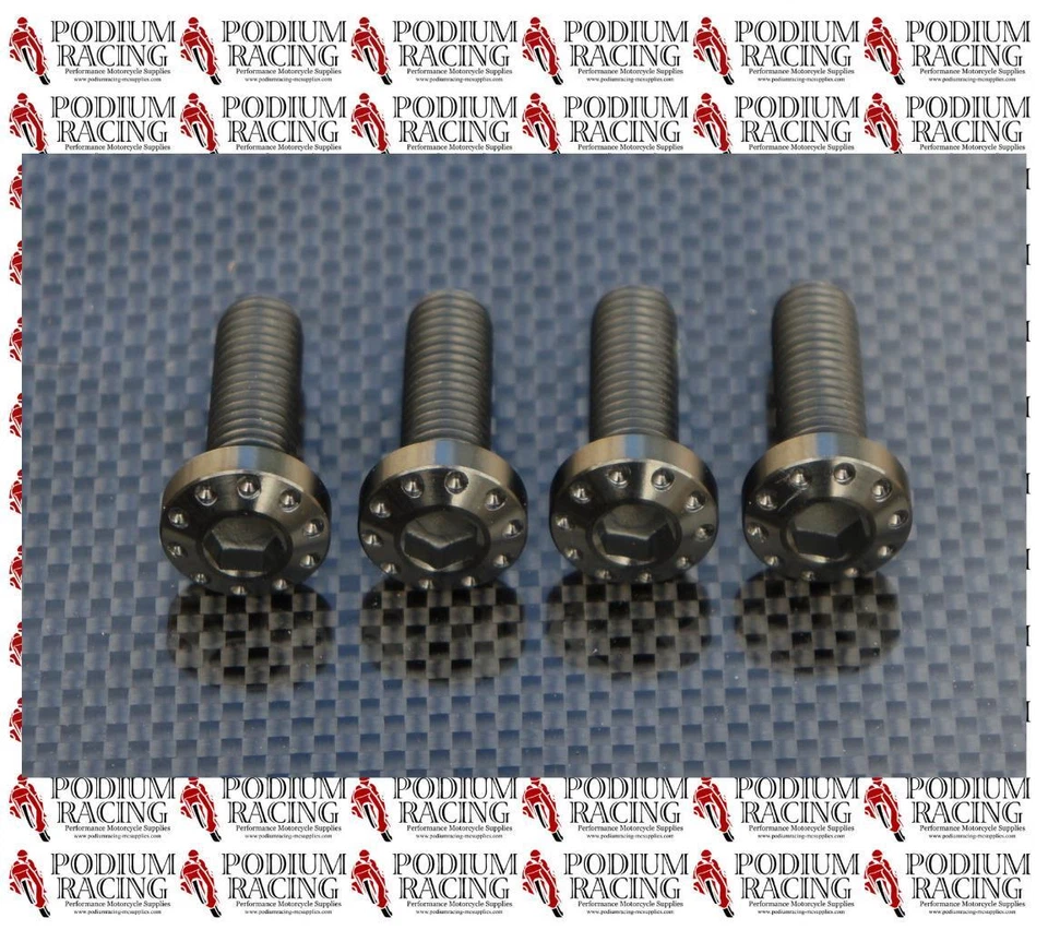 MV AGUSTA F4 NEGRO TITANIO ESTRIBA TRASERA PERNOS DE SUSPENSIÓN 750 1000 MODELOS Foto 1 de 1