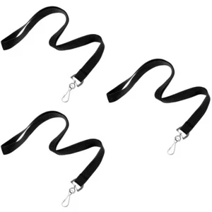 3 Count Badge Lanyard Classic Hanging Ropes Id Card Lanyards Office Child - Picture 1 of 12