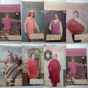 1970 7 Issues of The Workbasket Home & Needlecraft Booklets - Picture 1 of 11