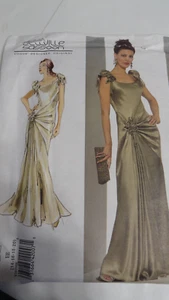 Vogue V1015 Bellville Sassoon Designer Classic Formal Gown Pattern Sz 14-20 - Picture 1 of 6