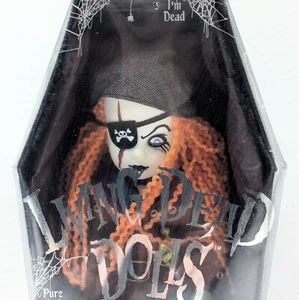 Living Dead Dolls Captain Bonney 2000 Rare Collectible Pirate Red Hair Goth Punk - Picture 1 of 14