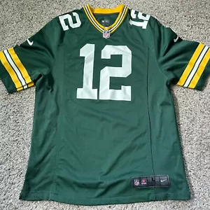 Nike Green Bay Packers Aaron Rodgers #12 NFL Football Jersey Men’s Size Large - Picture 1 of 16