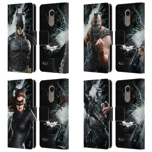 OFFICIAL THE DARK KNIGHT RISES CHARACTER ART LEATHER BOOK CASE FOR LG PHONES 1 - Picture 1 of 7