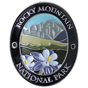 Rocky Mountain National Park Walking Stick Medallion - Colorado Hiking Badge - Picture 1 of 2