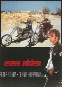 EASY RIDER - PETER FONDA, DENNIS HOPPER & JACK NICHOLSON - Postcard - Picture 1 of 2