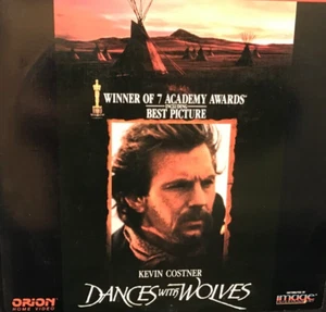 Dances with Wolves LaserDisc Double Disc Digital Stereo Surround EXCELLENT COND. - Picture 1 of 5
