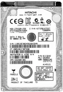 Hitachi Travelstar Z7K320 HTS723225A7A364 250GB 7200RPM 16MB SATA II 2.5" Inch - Picture 1 of 3