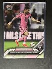 2024 Topps Now MLS #38 LIONEL MESSI Red hot Two Goal Showing  INTER MIAMI CF