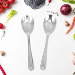 Salad Spoon Food-grade for Kitchen Vegetable Spoons Stainless Steel - Picture 1 of 12
