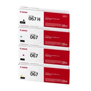 Canon 067 H Black High Yield, 067 Cyan/Magenta/Yellow Standard Yield Toner Set - Picture 1 of 1