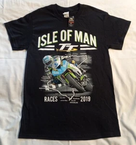 ISLE OF MAN TT 2019 Official Merchandise T-Shirt Size S, NEW! - Picture 1 of 8