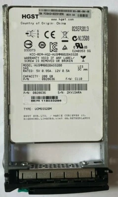 EMC XtremIO 105-000-304 200GB 2.5" SAS SSD for XtremIO Kylin Server 118033286 - Image 1 of 2