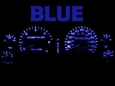 Gauge Cluster LED Dashboard Bulbs Blue For 1994 1997 Dodge Ram 1500 2500 Truck - Image 1 of 2
