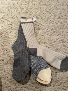 3-pack men's camp socks 94% cotton Gray blue NWT Old Navy - Picture 1 of 3