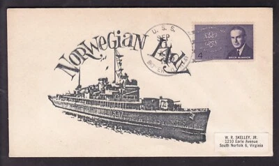 USS BOXER (LPH-4) "NORWEGIAN LADY" 1962 - Image 1 of 2