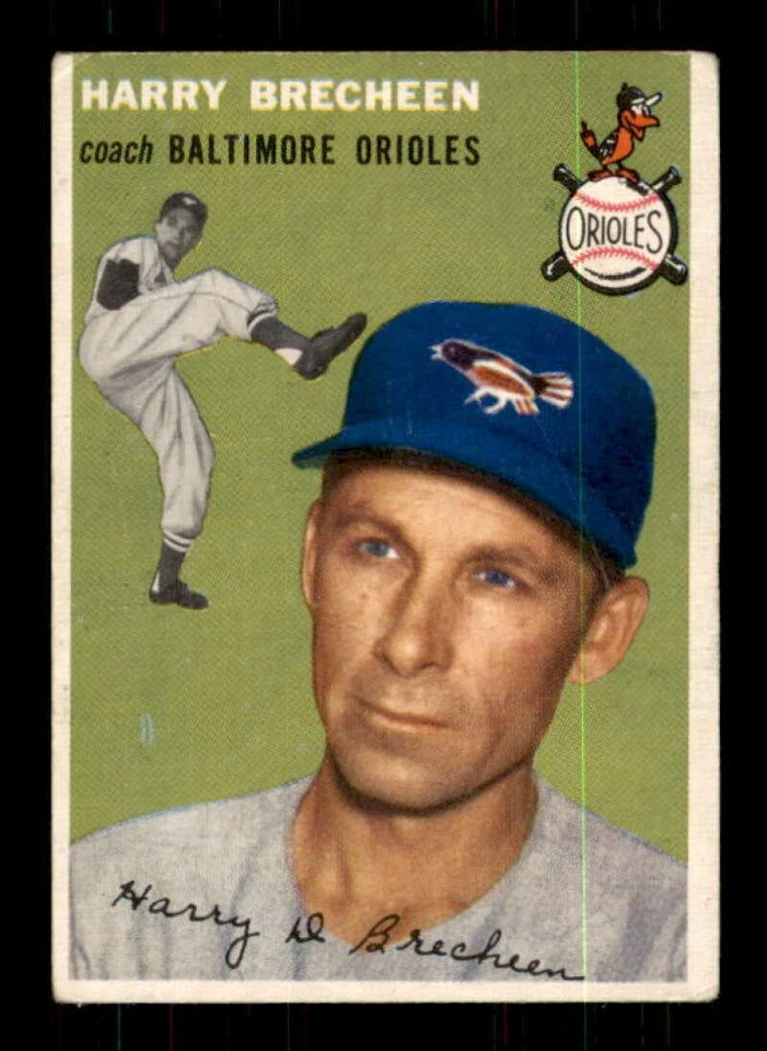 1954 Topps #203 Harry Brecheen VG/VGEX Orioles CO 527192 - Image 1 of 2