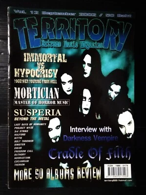 2002 Cradle of Filth Zyklon Buried Alive Hoobastank In Flames Gwar MEGA RARE!!! - Image 1 of 4