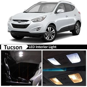 9x White Interior LED Light Package Kit for 2010-2015 Tucson - Picture 1 of 9
