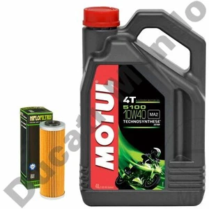 HiFlo Filtro oil filter HF159 and Motul 5100 Semi synth 10w40 4L for Ducati - Picture 1 of 3