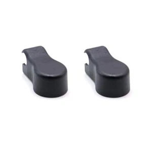 Pair Windshield Wiper Arm Base Cover Cap Black For Nissan Navara Big M D21 1989 - Picture 1 of 8