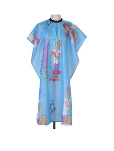 Kids Hair Cutting Waterproof Cape Cloth Barber Hair Styling Home Salon - Picture 1 of 5