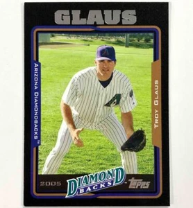 Topps #528 2005 Troy Glaus Arizona Diamondbacks borde negro tarjeta paralela/54 - Imagen 1 de 3