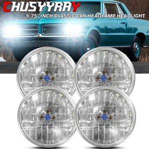4x Faros 5,75" pulgadas HI/LO DRL Blanco para Pontiac GTO Firebird 1964-1972 - Imagen 1 de 10
