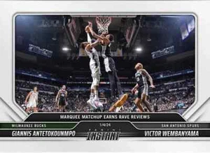 2023-2024 PANINI INSTANT NBA #225 VICTOR WEMBANYAMA RC GIANNIS ANTETOKOUNMPO - Foto 1 di 4