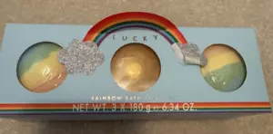 Asquith & Somerset Bath Bombs Set Of 3 scented Bath Fizzers Lucky Rainbow New - Picture 1 of 3