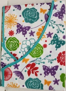 Printed Kitchen Apron with towel, 23" x 36", BUTTERFLIES & FLOWERS, BH - Picture 1 of 9
