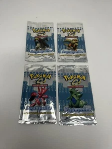 Opened Aquapolis Pack Art Set. No Cards For Display. Perfect Condition All 4 - Zdjęcie 1 z 2