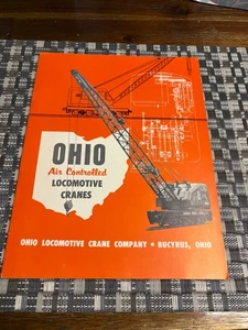 Ohio Air Controlled Locomotive Cranes RARE ORIGINAL - Bild 1 von 6